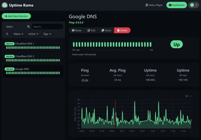 Managed Uptime Kuma Hosting